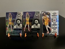 Anthony Davis 3 Card Lot Mosaic Contenders Holo Basketball LA Lakers