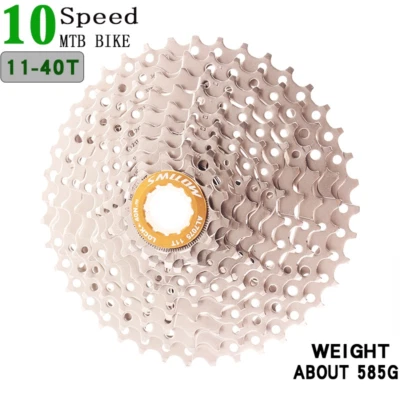 Bicicleta de Montaña Rueda Libre 10 Velocidades 11-40T Cassette MTB Bicicleta Volante Piñón Foto 1 de 4