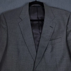 Blazer Brooks Brothers Para Hombres 43 Regular Gris Lana Worsted Super 110s Loro Piana - Imagen 1 de 13