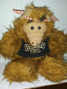 1988 Alf Puppet Born To Rock Brown Furry 12” Vintage Plush TV Series Alien Prod - Picture 1 of 4