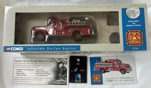 CORGI SEAGRAVE Anniversary Pumper Tampa FL Fire Rescue 1:50 Limited Edition COA - Picture 1 of 9