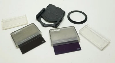 Cokin "A" Series Filter Holder Accessory w/52mm Lens Thread Adapter + 2 Filters - Image 1 of 3