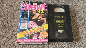 wwf SUPERTAPE 92 1992 NON-RENTAL vhs COLISEUM VIDEO wrestling BRET HART - Foto 1 di 5