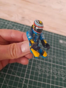 1:18 Fernando Alonso Renault Fahrer Figur Modellautos Minichamps Gp Replicas - Bild 1 von 6