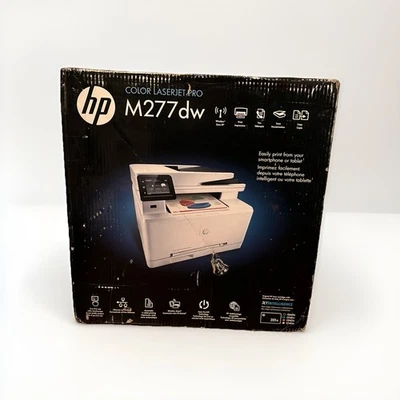 Brand New! HP LaserJet Pro MFP M277dw Color All-in-One Laser Printer - Image 1 of 4