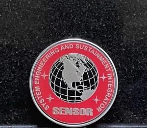 SENSOR System Engineering Sustainment Integrator Missile Defense Challenge Coin - Bild 1 von 5