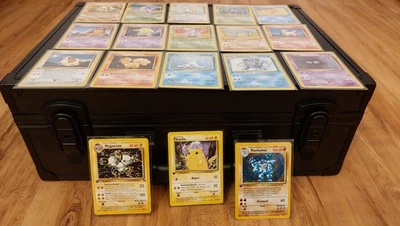 18x Pokemon 1st Edition - Base Set  1999 - German - Pikachu, Machomei, Magneton - Bild 1 von 3
