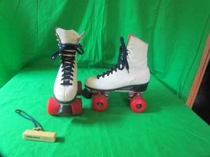 Patines cuádruples vintage Sure-Grip Super-X 5 para mujer talla 8 con ruedas Kryptos - Imagen 1 de 15