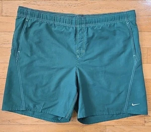 Nike VTG Mens Sz 2XL Swim Shorts Trunks Beach Board Surf Suit Lining Y2K Swoosh - Picture 1 of 11