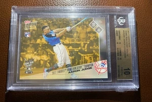 2017 TOPPS NOW AARON JUDGE RC HOME RUN DERBY BONUS GOLD CARD BGS 10 IMMACOLATA - Foto 1 di 2