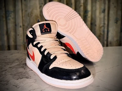 Size 6Y - Nike Air Jordan 1 (GS) Pink 554725-604 Women’s Size 7.5 - Image 1 of 4