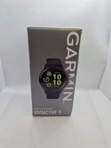 Garmin Vivoactive 5 GPS Smartwatch - Black - Heart Rate Monitor -Good Condition - Picture 1 of 9