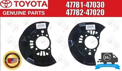 Toyota OEM Cover, disc brake dust, front R L set 4778147030 47782 genuine - Image 1 of 4