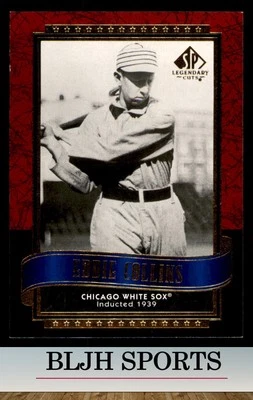 2003 SP Legendary Cuts #36 Eddie Collins Chicago White Sox (1C3) Foto 1 de 2