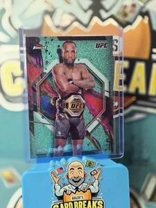 Peso welter Topps Finest UFC Leon Edwards Aqua Glitter 2024 - Imagen 1 de 2