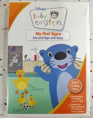 BABY EINSTEIN DVD MY FIRST SIGNS - SEE AND SIGN WITH BABY  REGION NTSC EEUU - Imagen 1 de 3