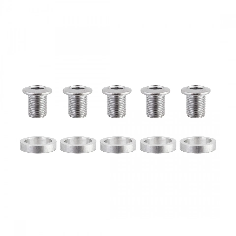 ORIGIN8 Triple Bolts Inner Triple Steel M8x10.5mm Bolt / 3mm Spacer Chrome - Image 1 of 1
