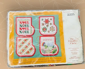 Vintage The Creative Circle “Mini Stockings” Kit No 2225  Molly Fleming UNOPENED - Picture 1 of 9