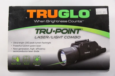 Luz de arma Tru Point TRUGLO con mira láser montaje en riel universal descontinuado Foto 1 de 4
