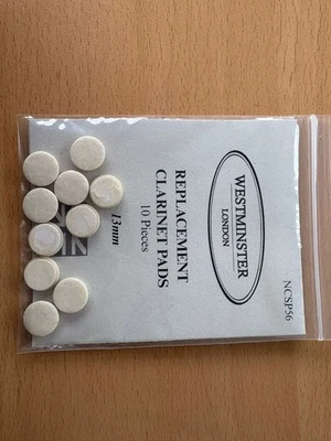 13mm Clarinet Replacement Pads for Repairers - Image 1 of 3