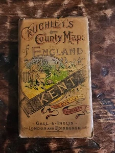 Cruchley's County Maps Of England Kent For Cyclists And Tourists - Imagen 1 de 9