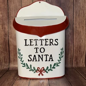 Home For Christmas Letters To Santa Claus Mail Box by Hobby Lobby 16x11” - Picture 1 of 3