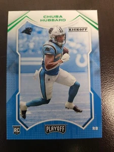2021 Playoff Chuba Hubbard RC GOAL LINE card #234 - Picture 1 of 2
