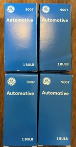 4 Pack GE 9007 HB5 Halogen Headlight Bulb, 12V, 65/55W, High Beam and Low Beam - Picture 1 of 2