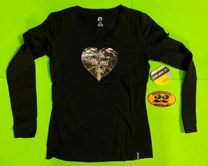 Can-Am Women's Jess Black Long Sleeve T-Shirt **BRAND NEW** - Picture 1 of 5