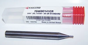 3/64" (.0469")  CARBIDE 3 FLUTE MICRO ENDMILLS for METALS T0469O141CR - Picture 1 of 2