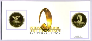 MINT Star Trek The Experience GOLD COIN in Folder Limited Ed. by Franklin Mint! - Picture 1 of 4
