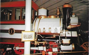 Railway Postcard Early Wood Burning Porter Loco Pioneer Village Minden Nebraska - Picture 1 of 2