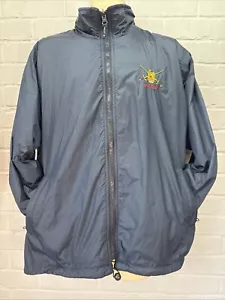 Uneek Reversible Fleece Showerproof Coat Winter Army Size M Packaway Hood - Picture 1 of 16