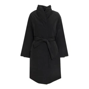 CALVIN KLEIN MANTEL DAMEN LIGHT PADDED WRAP COAT Steppmantel Trench schwarz NEU! - Bild 1 von 3