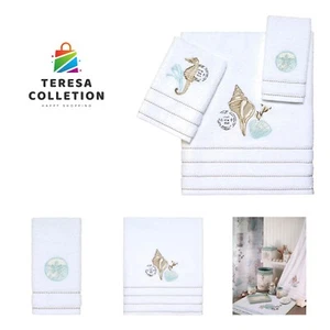 3pc Towel Set, Soft & Absorbent Cotton, Farmhouse Inspired Bathroom Decor Far... - Picture 1 of 7