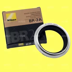 Nikon BR-2A Macro Adapter Ring for 52mm thread Lens Reversing Ring PB-6 - Picture 1 of 2