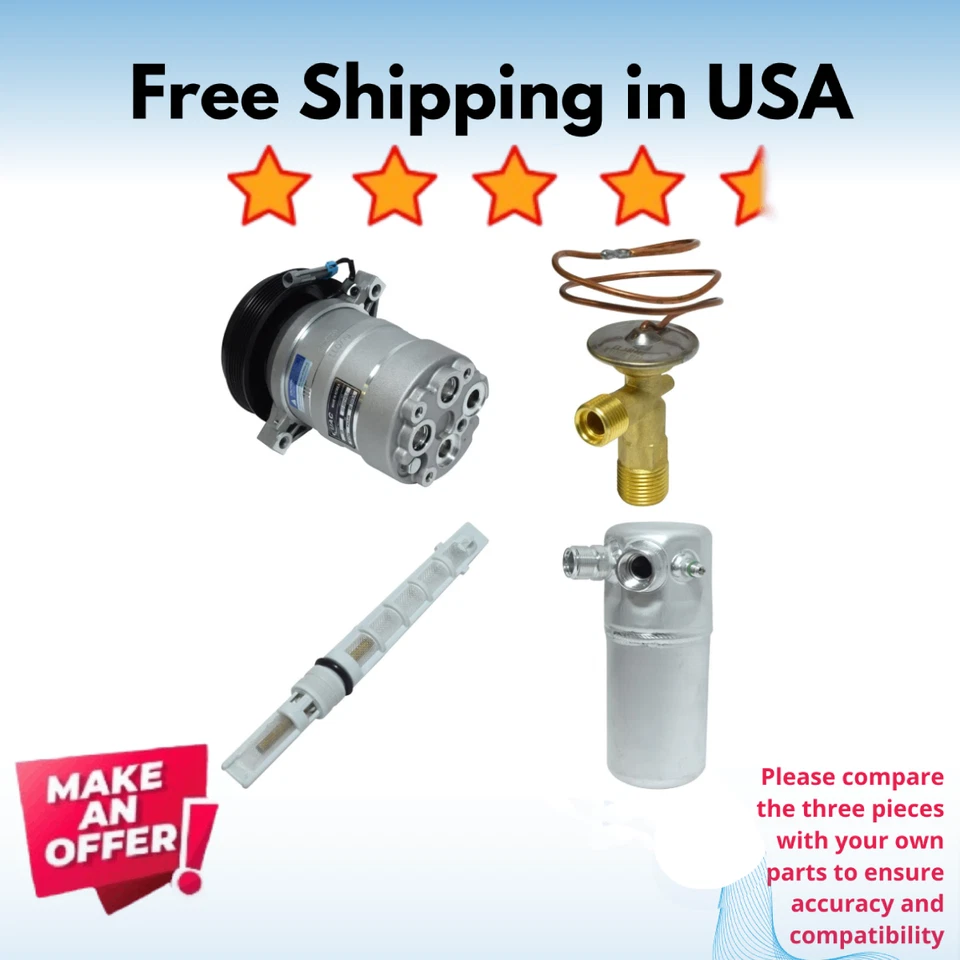 Kit Compressor A/C Fit Chevrolet Lumina APV 1993, Oldsmobile Silhouette 1993 - Image 1 of 4