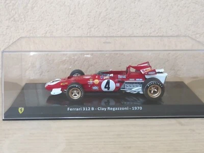Ferrari 312 B 1970 Clay Regazzoni Die Cast 1/24 IXO Altaya Modellino Formula 1 - Immagine 1 di 4