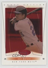 2004 Fleer Hot Prospects Draft Edition Red Hot /150 Kazuo Matsui #61 Rookie RC