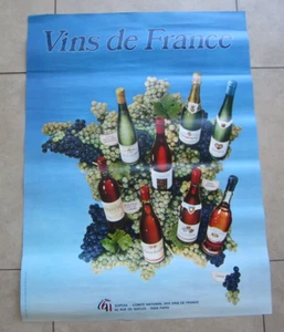 Old Vintage 1974 - VINS de FRANCE - SOPEXA - French Wine Advertising POSTER - Picture 1 of 2