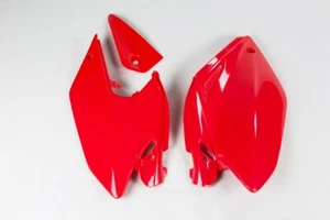Ufo Red Honda Side Panels / Number Plates CRF250 X 04-17 - Picture 1 of 1