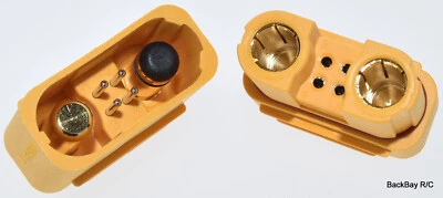 AMASS AS150U Anti-Spark Male/Female Waterproof Lipo Connectors with Signal Pins - Image 1 of 4