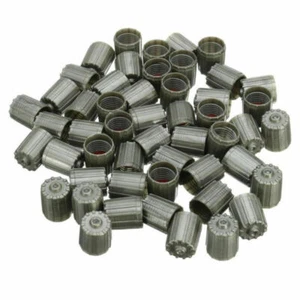 50PCS Plastic Gray TPMS Tire Tyre Valve Stem Caps Cover Kit Car Truck Motorcycle - Picture 1 of 6