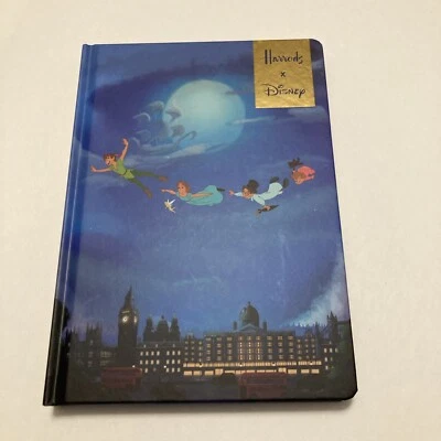 Harrods Peter Pan Notebook Tinkerbell Wendy London Big Ben Bus Diary Disney New - Image 1 of 4