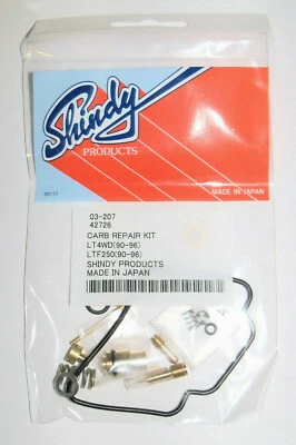 Kit de reparación de carburador Quadrunner 90-96 Suzuki Ltf250 Lt4wd Ltf 250 03-207 Foto 1 de 2