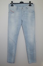 DIESEL sz 31/32 STRETCH JEANS SUPER SLIM SKINNY LOW WAIST JEGGING STRIPED GRUPEE