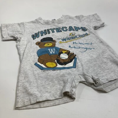 Mameluco manga corta vintage años 90 CHME niños bebés niños ropa 1 talla puntada única Foto 1 de 4