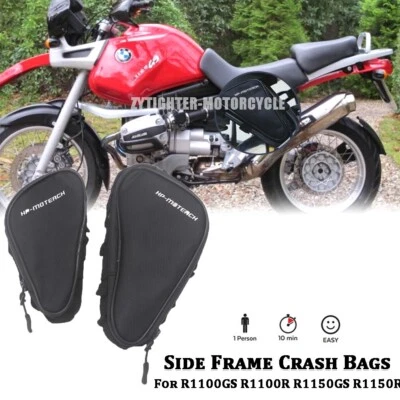 Bolsas de almacenamiento de choque lateral marco para BMW R1100GS R1100R R1150R accesorios Foto 1 de 4