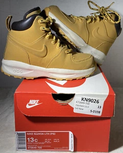 Nike Manoa LTH PS Kid Size 13C W/ Box Tan Nike Preschool - Picture 1 of 10