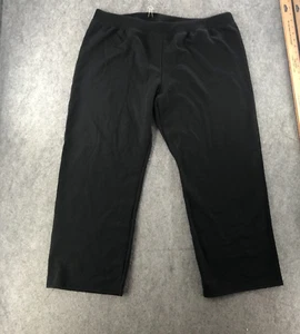 Hanes Womens Comfort Soft EcoSmart Open Bottom Fleece Straight Sweatpants Sz 2XL - Picture 1 of 12